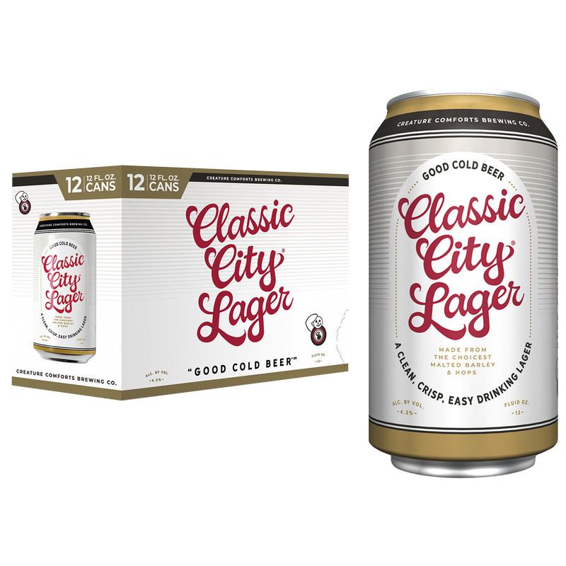 Creature Comforts Brewing Company Classic City Lager 12pk 12oz Can 4.2% ABV
