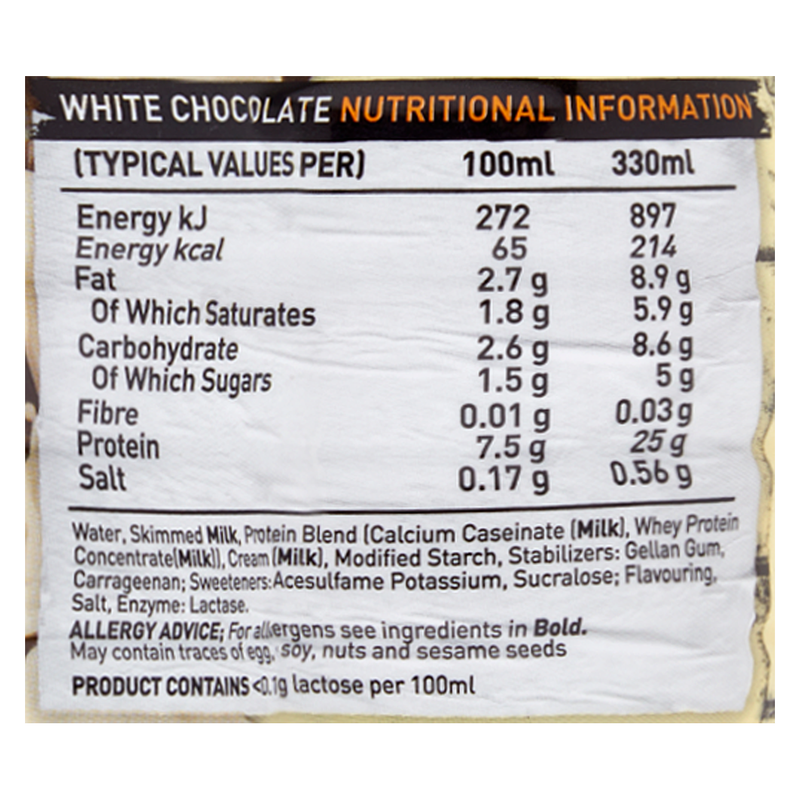 Grenade Carb Killa White Chocolate High Protein Shake, 330ml