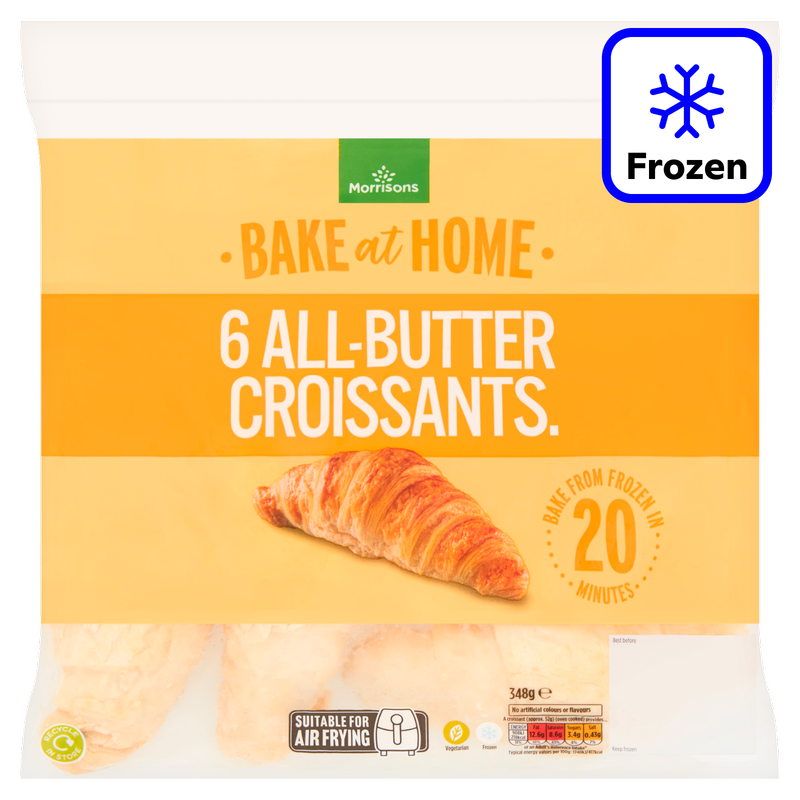 Morrisons Bake At Home 6 Croissants, 360g