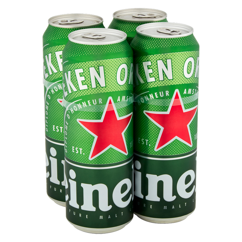 Heineken Premium Lager, 4 x 568ml