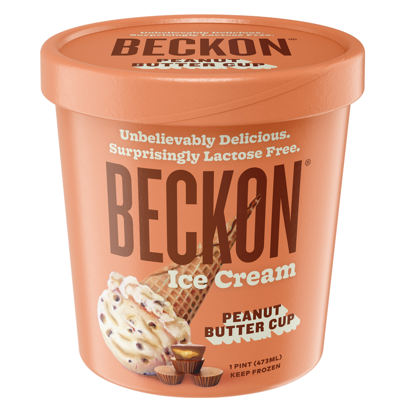 Beckon Ice Cream Peanut Butter Cup Pint 16oz