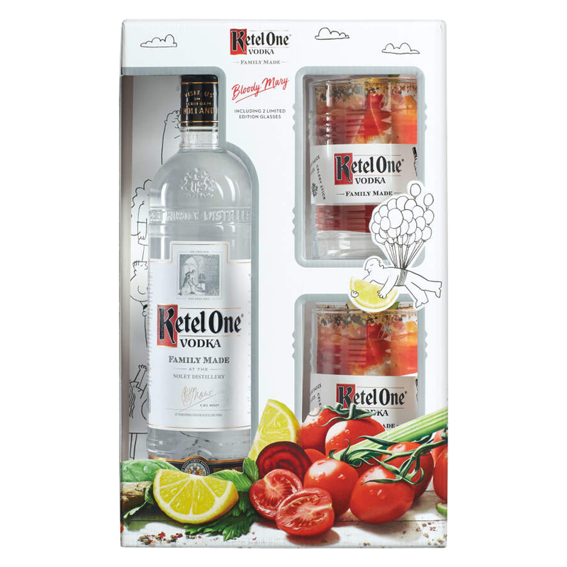 Ketel One Vodka Gift Set 750 ml (80 Proof)