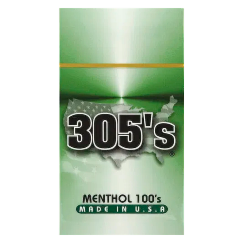 305 Menthol 100s Cigarettes 20ct Box 1pk