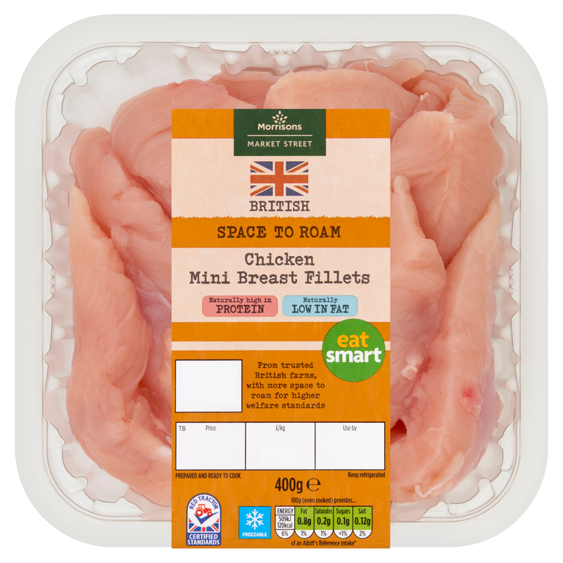 Morrisons British Chicken Mini Breast Fillets, 400g
