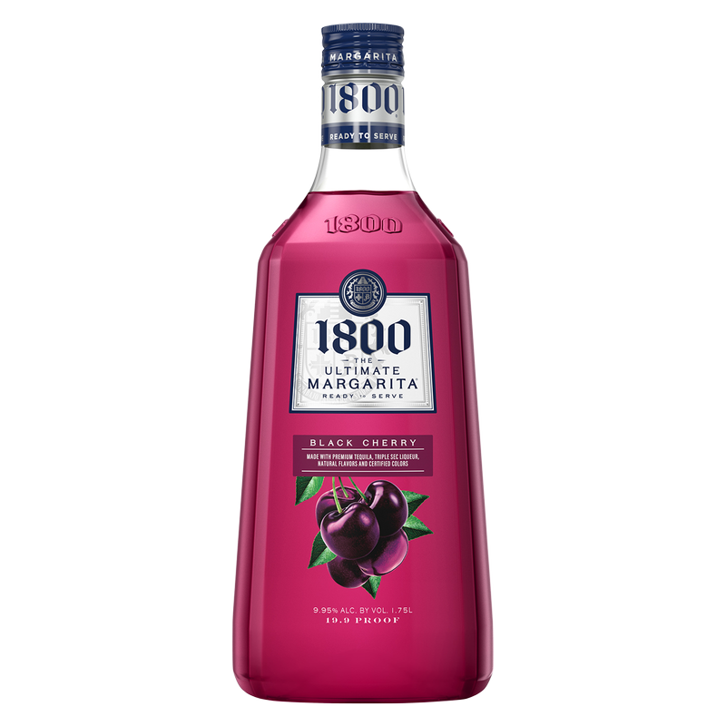 1800 Ultimate Black Cherry Margarita Plastic 1.75L
