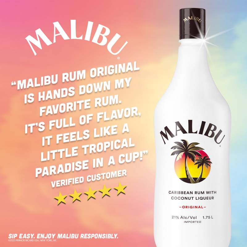 Malibu Coconut Flavored Rum 100ML