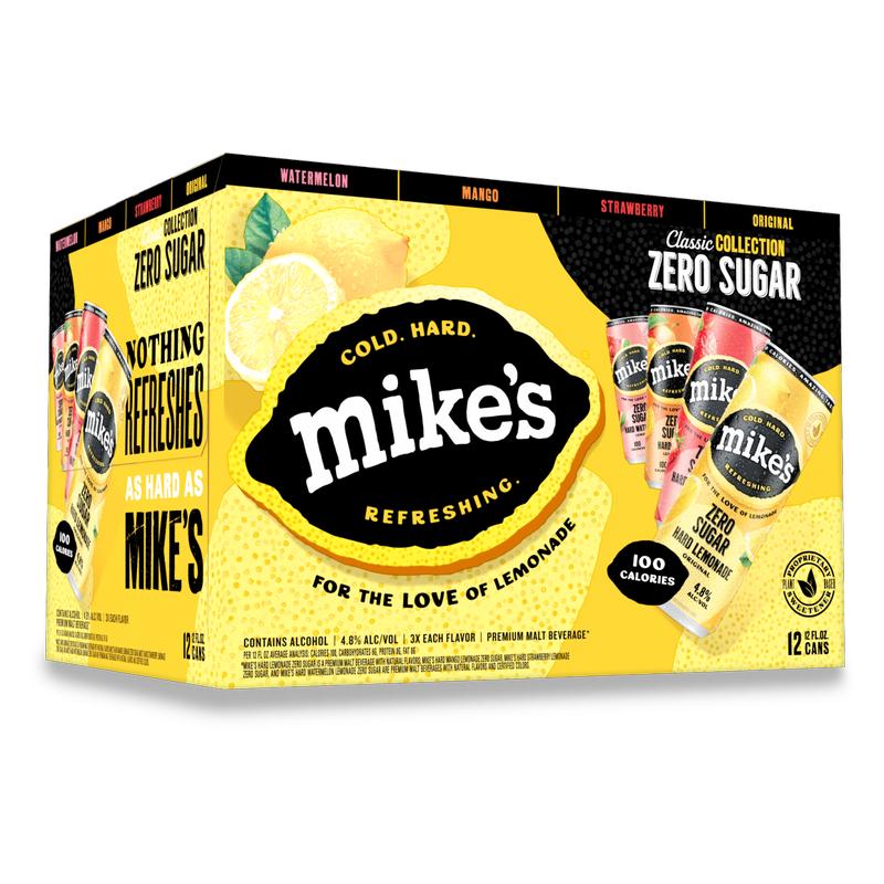 Mike's Hard Zero Sugar 12pk 12oz Variety Pack Can 4.8% ABV
