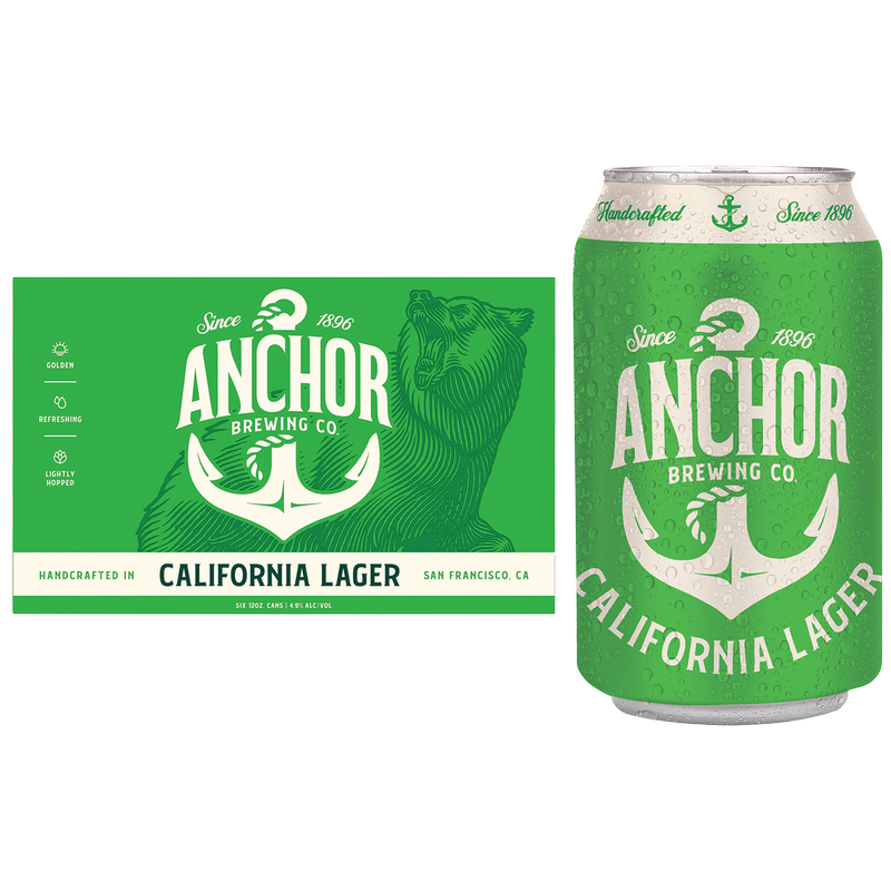 Anchor California Lager 6pk 12oz Can 4.9% ABV