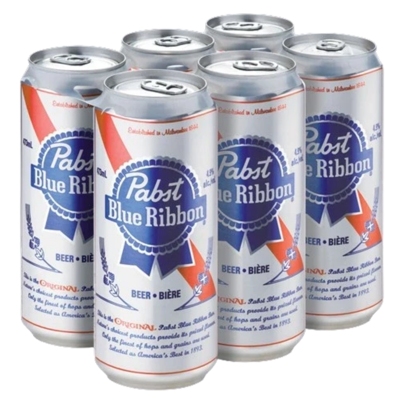 Pabst Blue Ribbon, 6 x 473ml