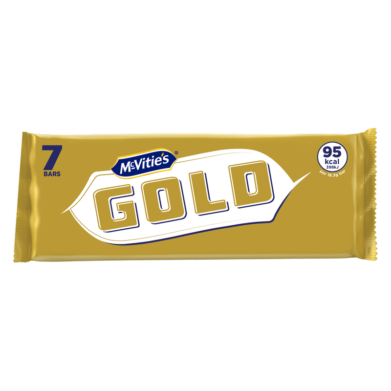McVitie's 7 Gold Bars, 124g