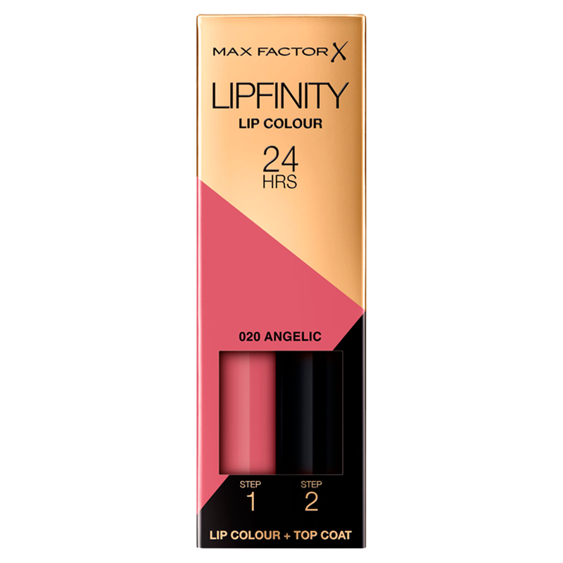 Max Factor Lipfinity 2-step Long Lasting Lipstick Angelic, 1pcs