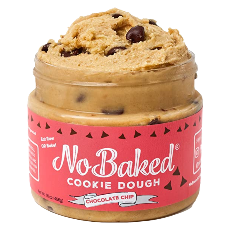 NoBaked Cookie Dough Edible Chocolate Chip Cookie Dough 6oz Jar