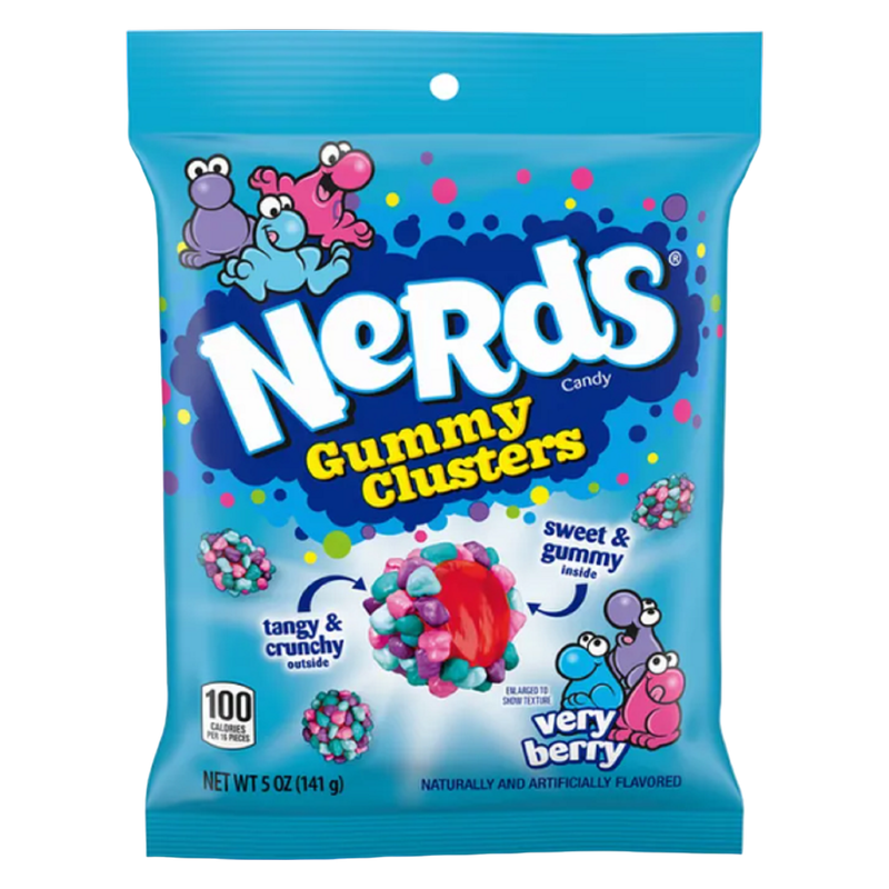 Nerds Gummy Clusters Verry Berry, 5oz