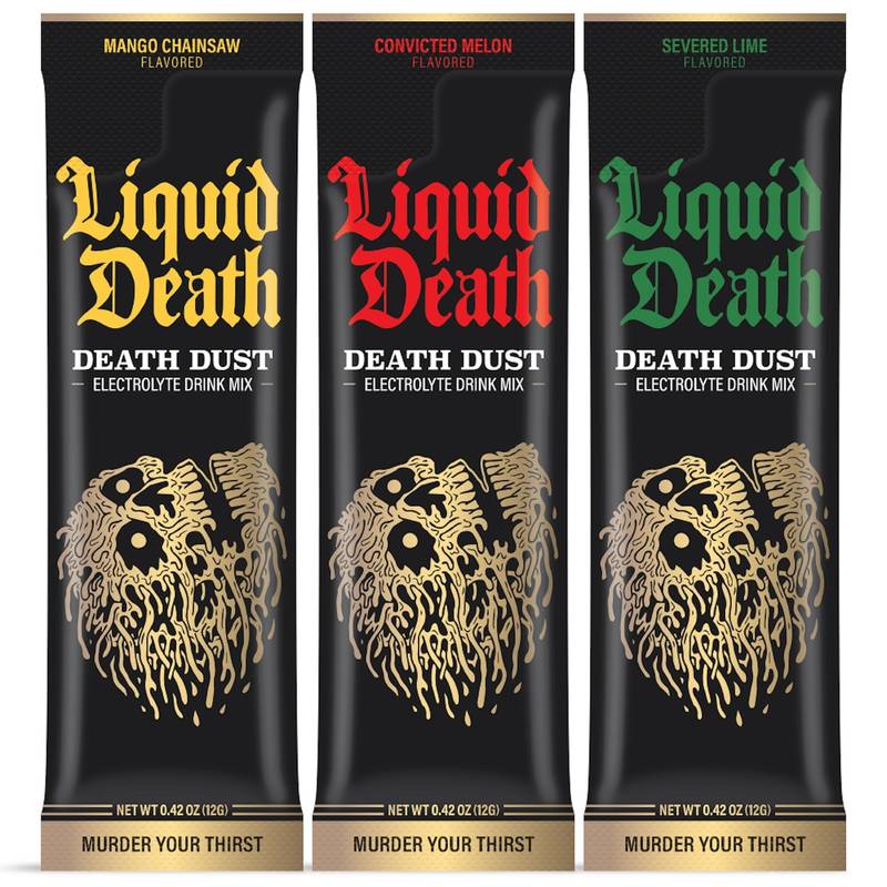 Liquid Death Death Dust Variety Pack Electrolyte Drink Mix 12 pk