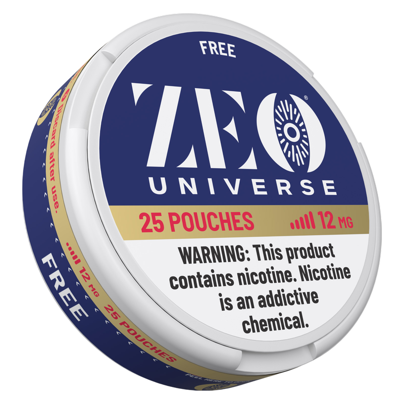 ZEO Nicotine Pouches Flavor Free 12mg