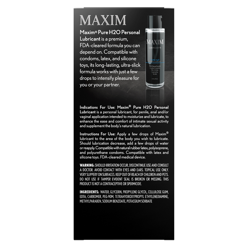Maxim Pure H2O Personal Lubricant