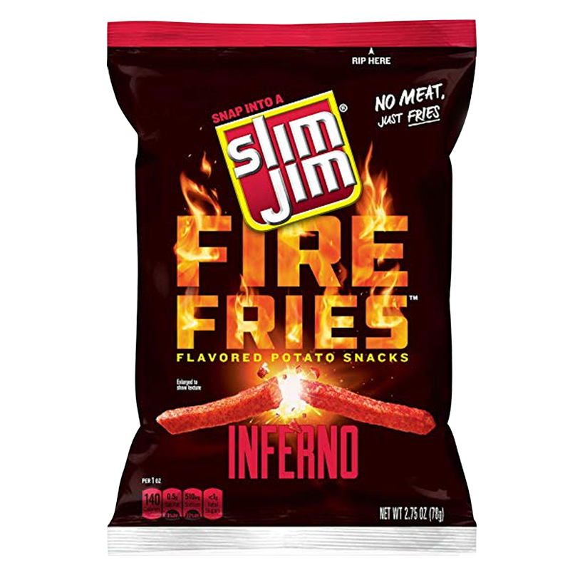 Slim Jim Inferno Fire Fries 2.75oz