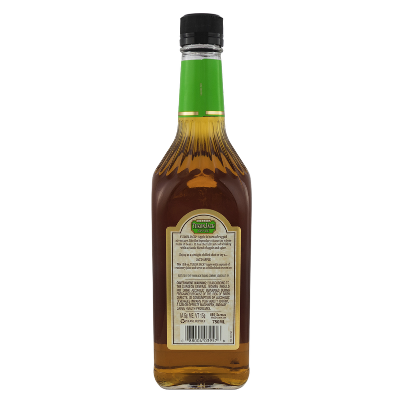 Yukon Jack Apple 100 Whiskey 750ml (100 Proof)