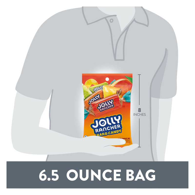 Jolly Rancher Hard Candy Tropical, 6.5 oz