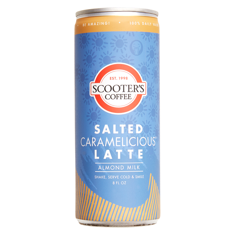 Scooter's Ready-to-Drink Salted Caramelicious Latte 8oz Can