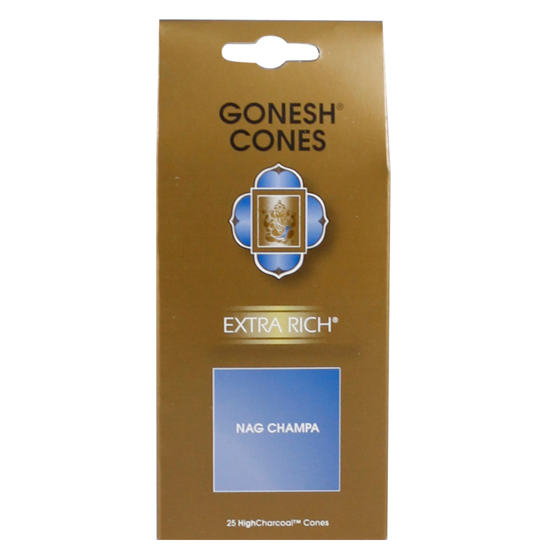 Gonesh Nag Champa Incense Cones 25ct