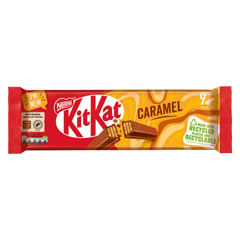 KitKat Caramel Chocolate, 9 x 20.7g