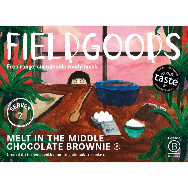 FieldGoods Melt in the Middle Chocolate Brownie - For Two, 260g