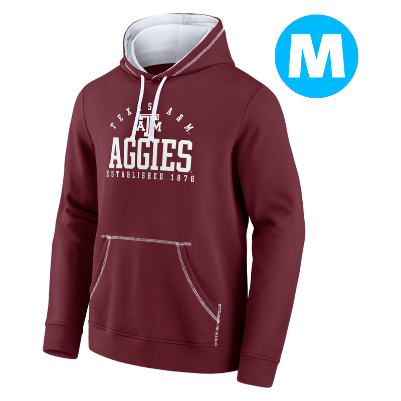 Texas A&M Men's Cotton Fleece Sweatshirt-Size Medium