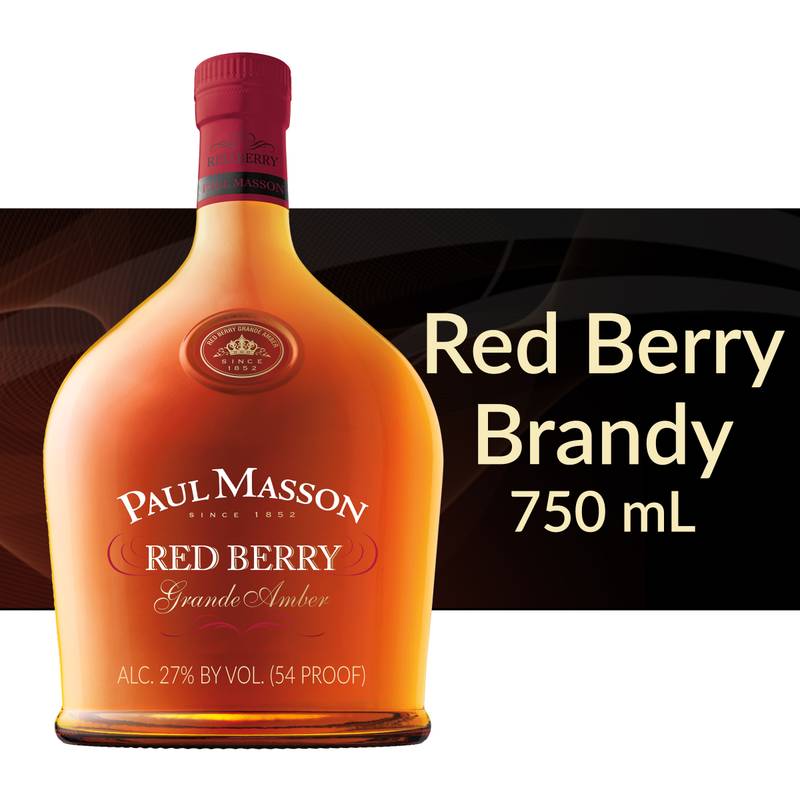 Paul Masson Grande Amber Red Berry Brandy 750ml (70 proof)