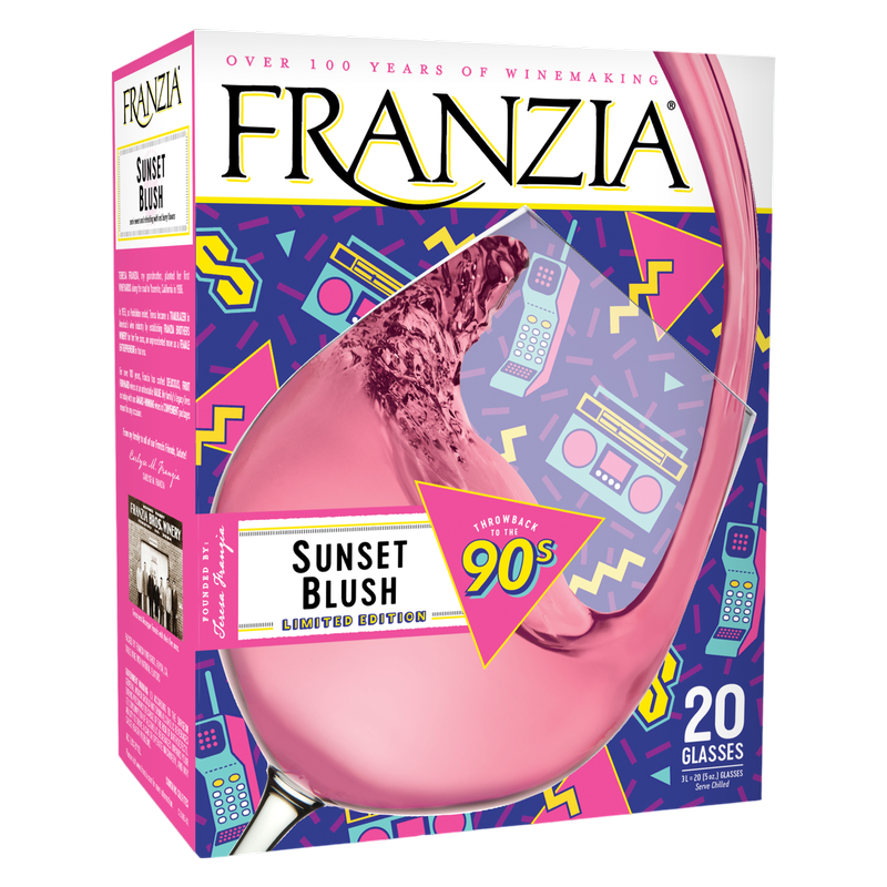 Franzia Sunset Blush 3L Box 9% ABV
