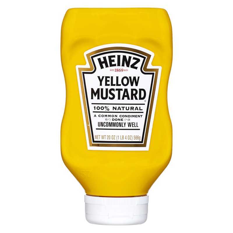 Heinz 100% Natural Yellow Mustard 20oz