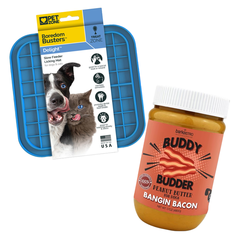Lick Mat & Pup Peanut Butter Activity Bundle 
