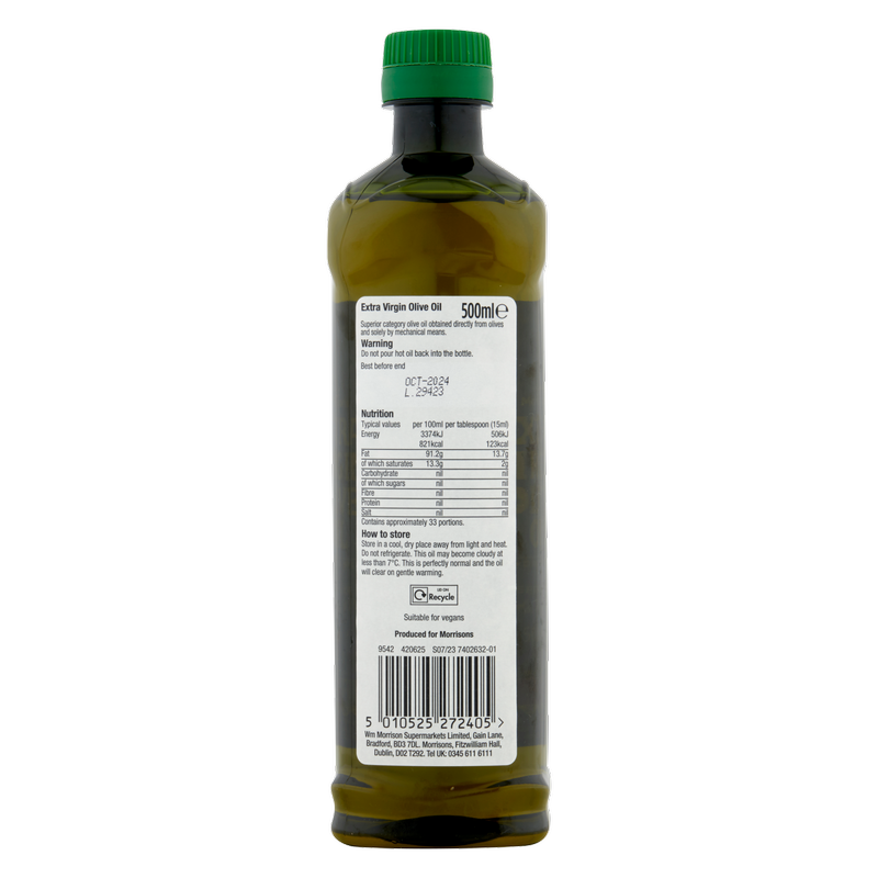 Morrisons Extra Virgin Olive Oil, 500g
