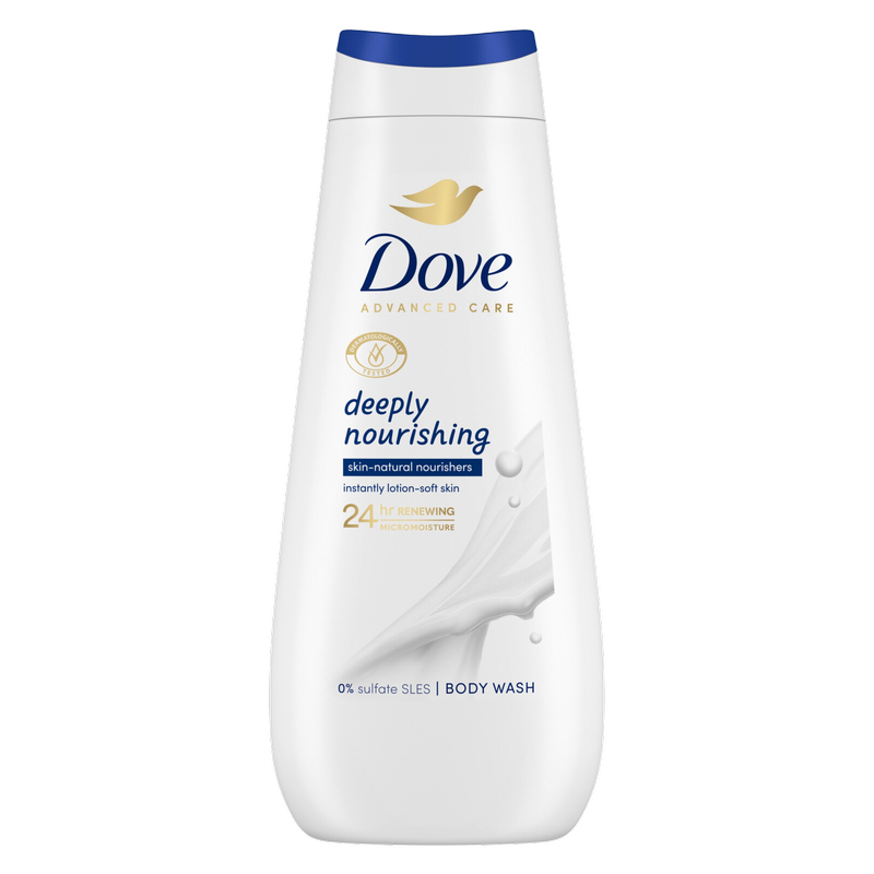 Dove Deeply Nourishing Advanced Body Wash Shower Gel, 400ml