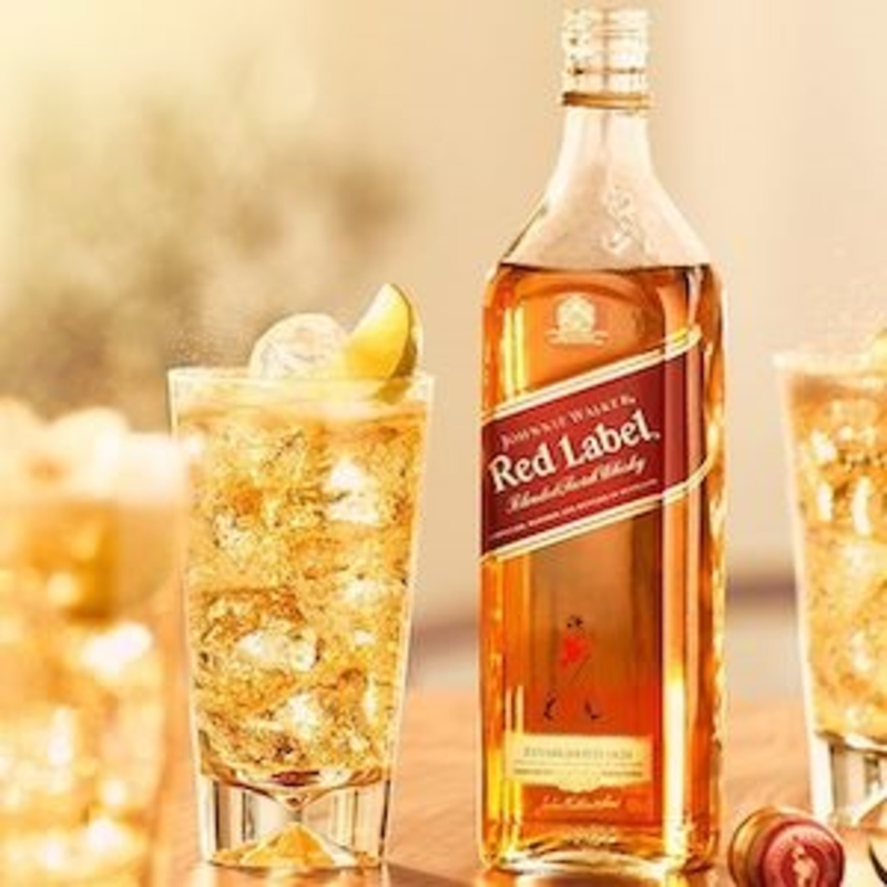 Johnnie Walker Red Label Blended Scotch Whisky, 375 mL