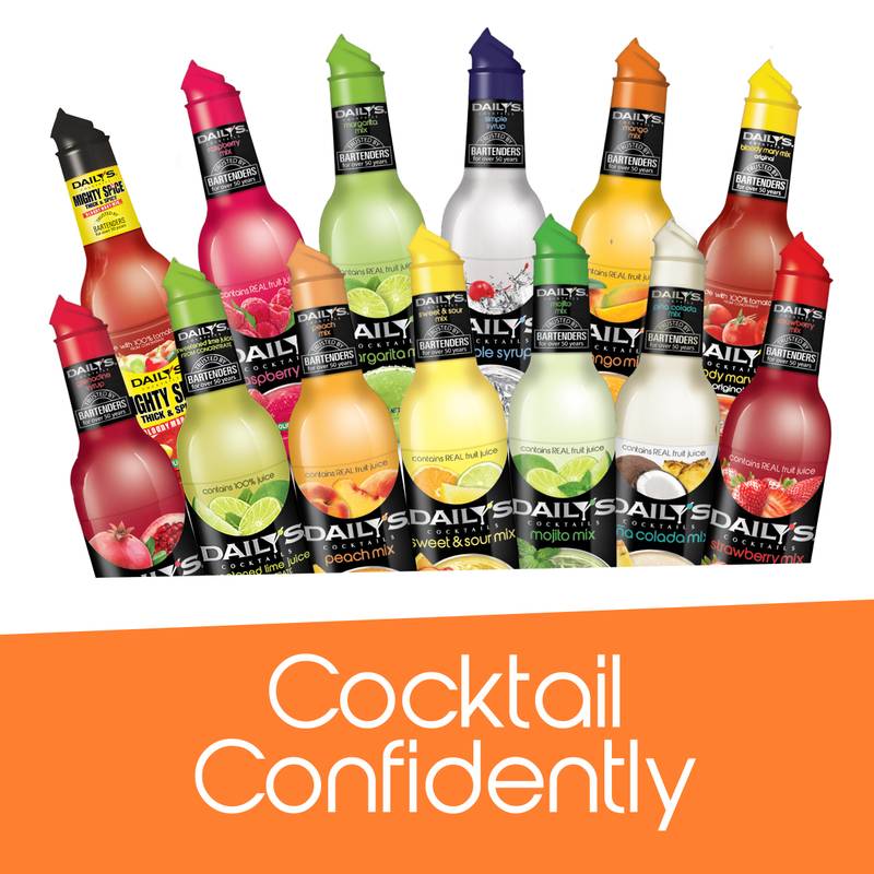 Daily's Cocktails Peach Mix Non-Alcoholic 1L