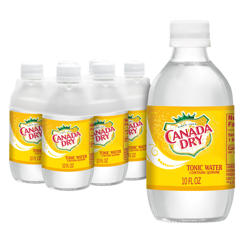 Canada Dry Tonic Water 6pk 10oz Btl