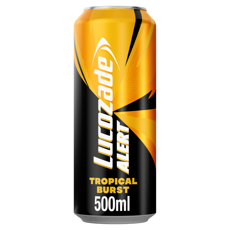 Lucozade Alert Tropical Burst Energy Drink, 500ml