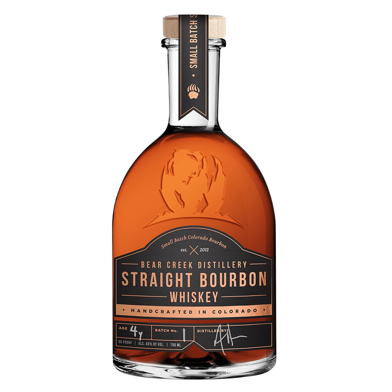 Bear Creek Straight Bourbon Whiskey 750ml (90 Proof)