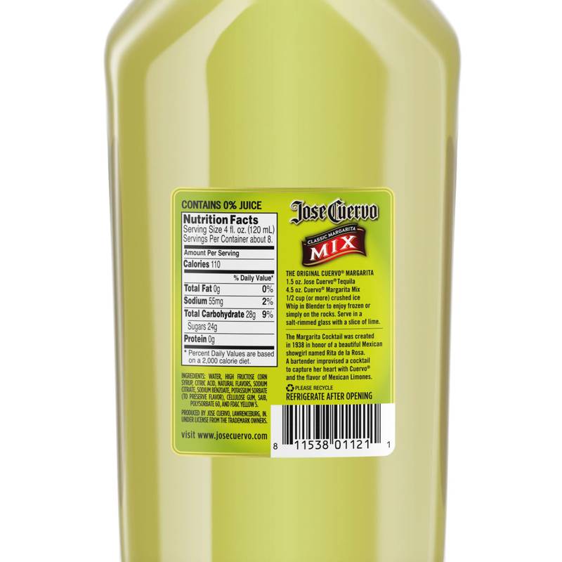 Jose Cuervo Margarita Mix Classic Lime Light 1L