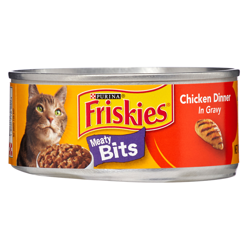 Purina Friskies Meaty Bits Chicken in Gravy Wet Cat Food 5.5oz