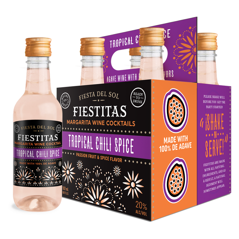 Fiestitas Tropical Chili Spice 4pk 187ml