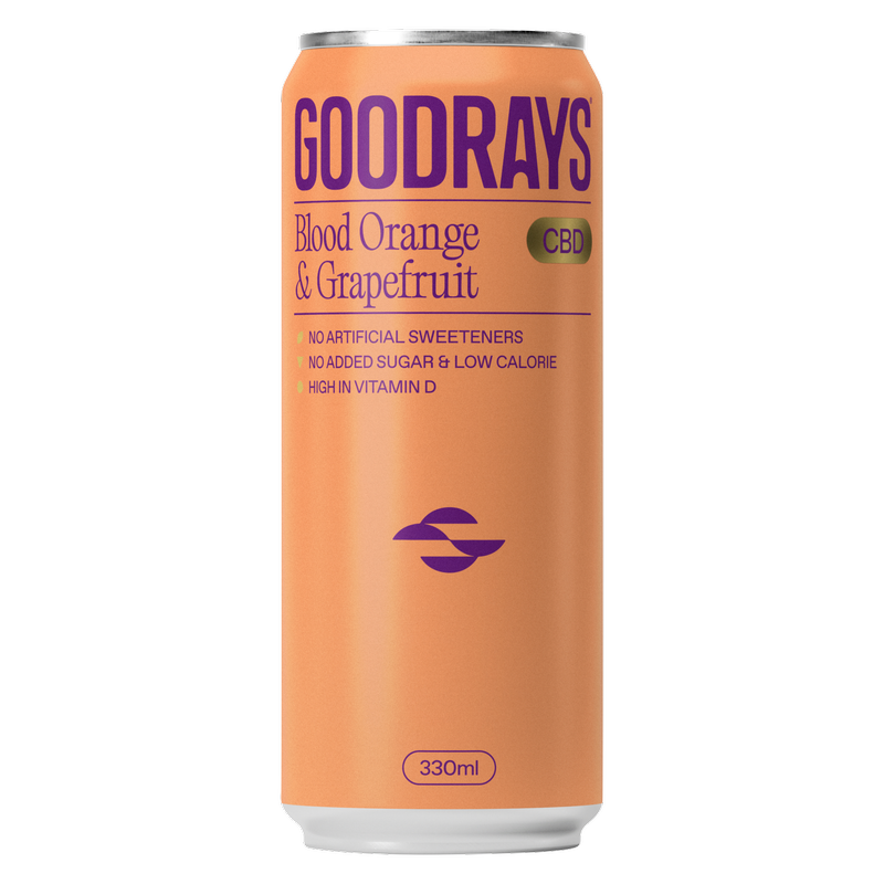 Goodrays CBD Blood Orange & Grapefruit, 330ml