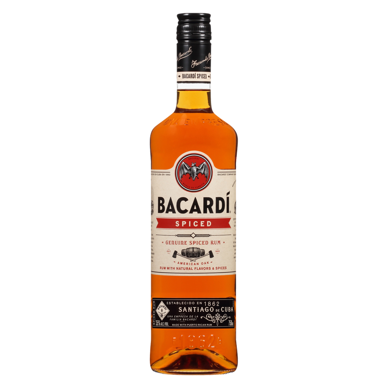 Bacardi Oakheart Spiced Rum 750ml (70 Proof)