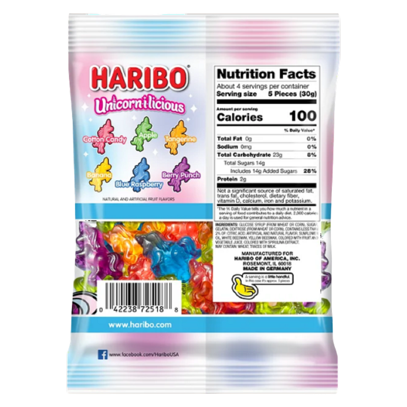 Haribo Uni-I-Licious, 5oz