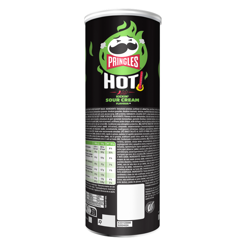 Pringles Hot Kickin Sour Cream, 160g