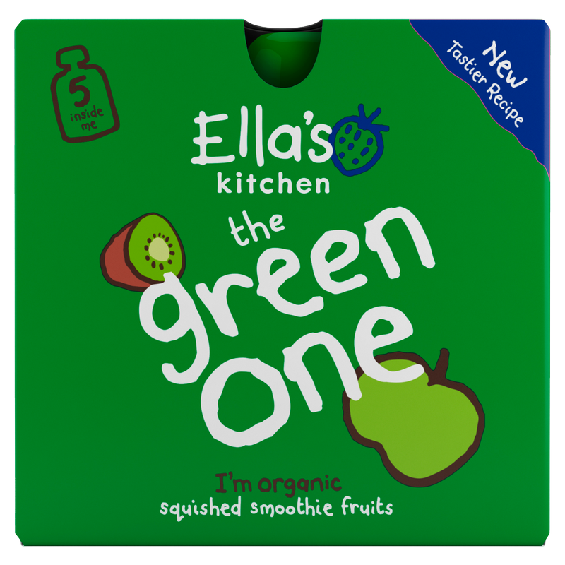 Ella's Kitchen Organic The Green One, 5 x 90g