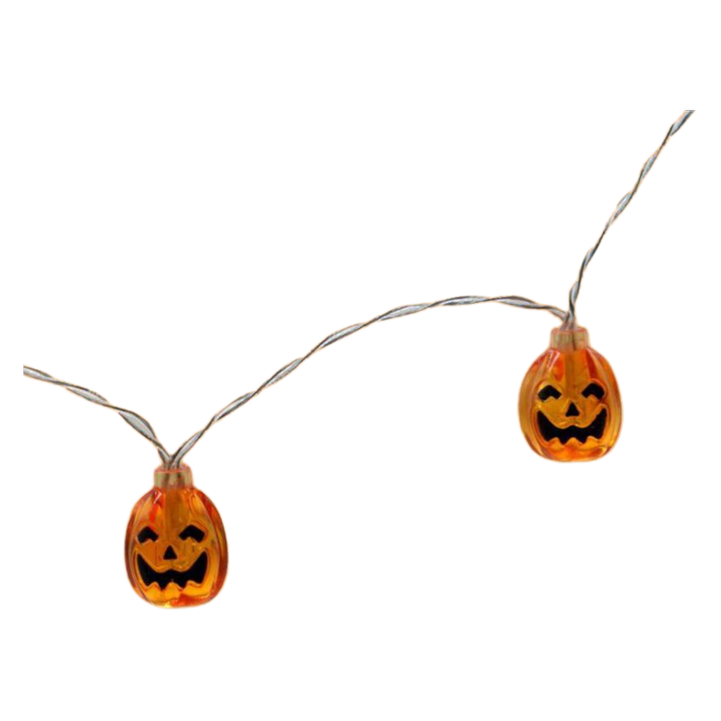 Morrisons Battery Operated Pumpkin String Lights, 1pcs