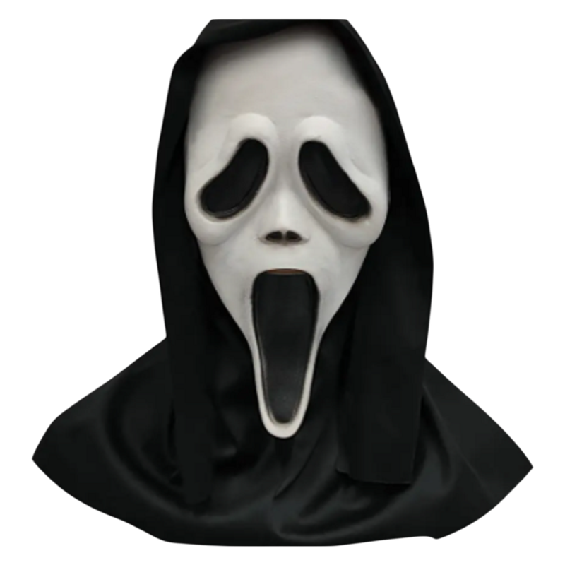 Screaming White Ghost Mask