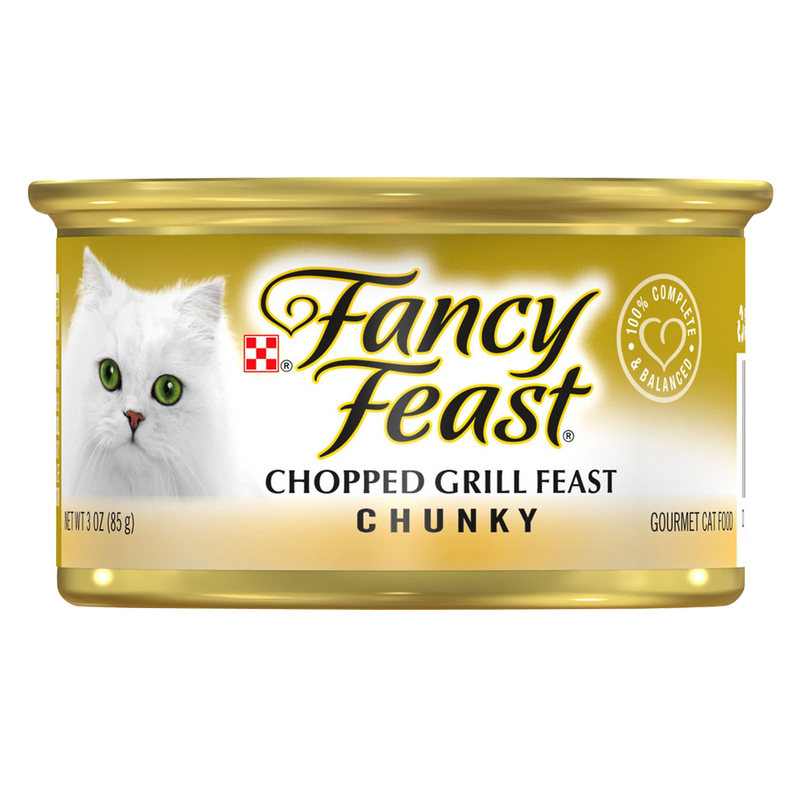 Fancy Feast Chunky Chopped Grill Wet Cat Food 3oz